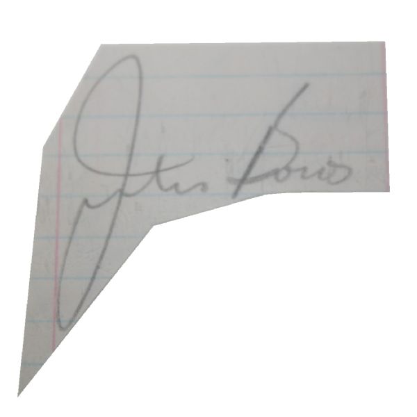 Julius Boros (H.O.F., 1952,63 U.S. Open Champ) PSA Slabbed Signature # 90586583