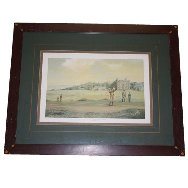 Framed 'Historic Golf Courses' by Harold Ellis - St. Andrews