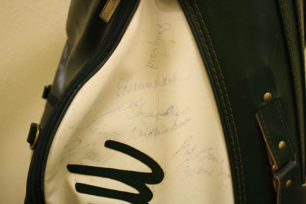 Multi-Signed Chi Chi Rodriguez MacGregor Pro Staff Green Golf Bag JSA COA