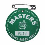 1962 Masters Badge 
