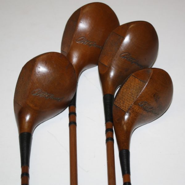 Robert T. Jones Stamped Set of Clubs - Irons, Woods, Putter, and Bag