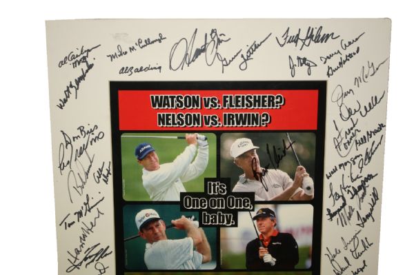 Senior Match Play Championship Signed by Over 50 with Archer, Wall, Trevino, etc JSA COA