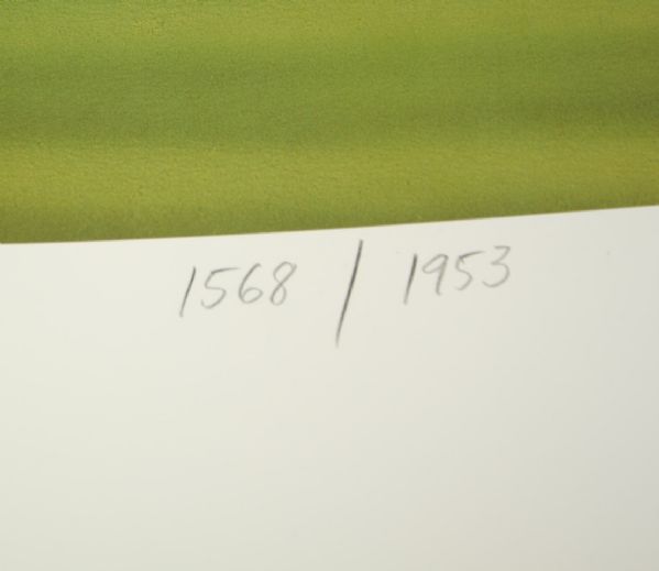 Ben Hogan '1953' Signed and Numbered Alan Zuniga Print #1568/1953 JSA COA