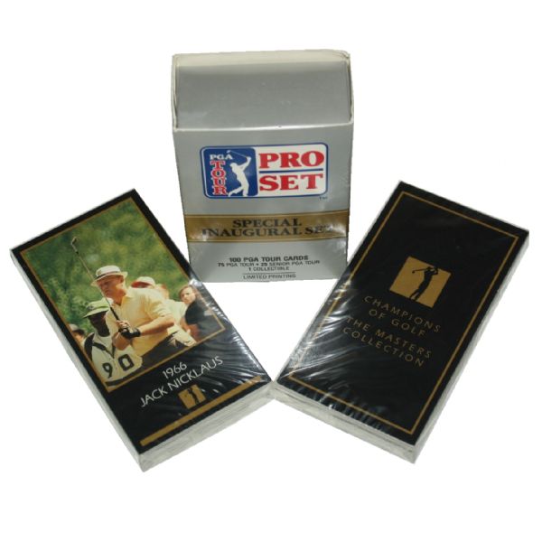 Set of GSV  Masters Champs Cards in Foil 1934-1995 & 1966-1996 plus Inaug. Pro-Set 