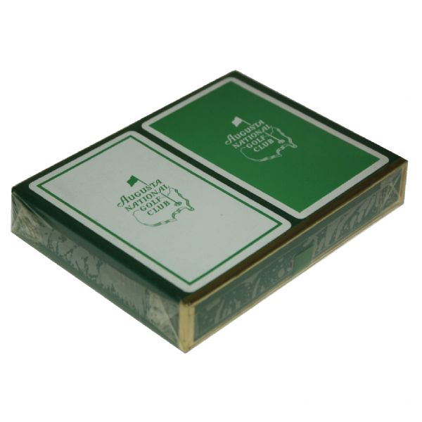 Augusta National Golf Club Logoed Two Decks of Playing Cards in Original Packaging
