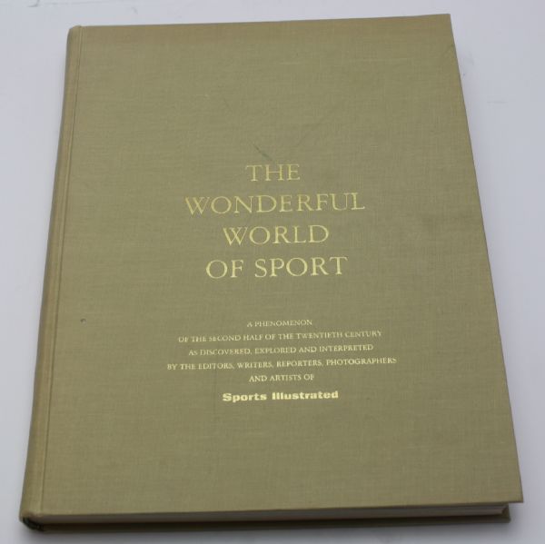 The Wonderful World of Sport Book-Coffee Table Photo Packed Gifted By Sports Illus.