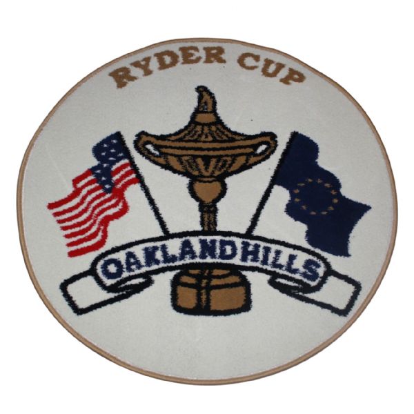 Rug from 2004 Oakland Hills Ryder Cup Matches - 3ft Diameter - Unused Condition