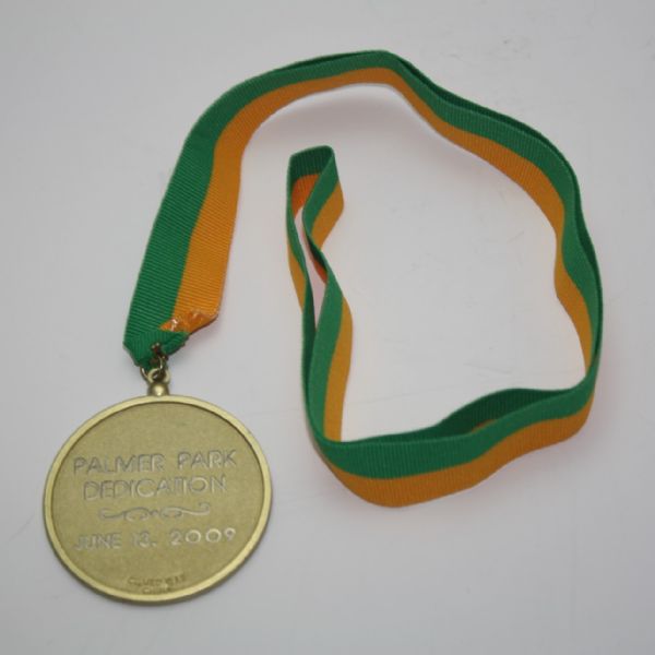 Arnold Palmer Rare 2009 Park Dedication Medallion - Palmer's First Course - Indian Lake