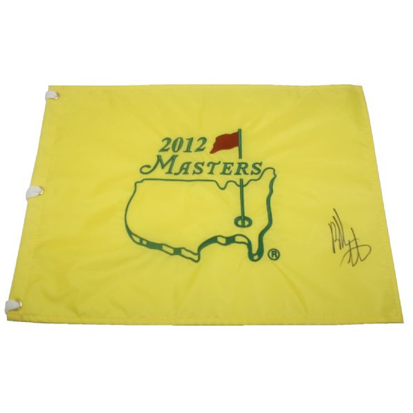 Bubba Watson Signed Masters 2012 Embroidered Flag JSA COA