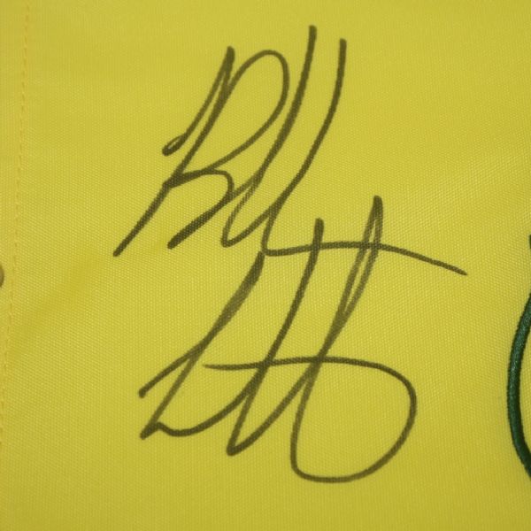 Bubba Watson Signed Masters 2014 Embroidered Flag - Great Large Signature JSA COA