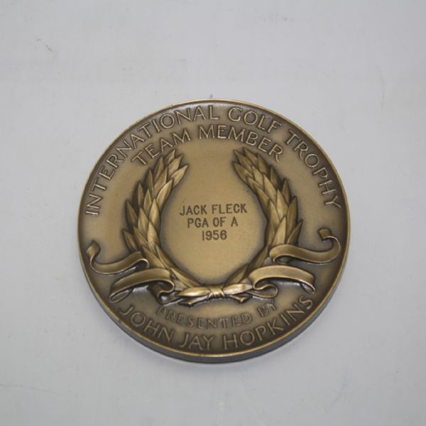  Jack Fleck's  1956 International Trophy Medallion (World Cup) - Original Box