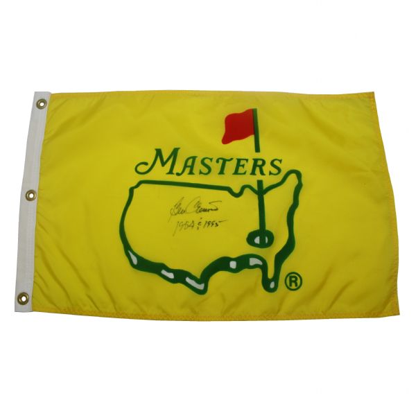 Ben Crenshaw Signed Vintage Undated Masters Flag with Winning Years Inscription JSA COA