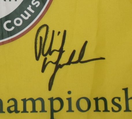 Phil Mickelson Signed 2012 PGA Championship Kiawah Flag JSA COA