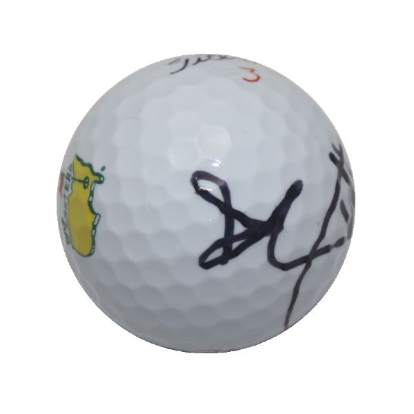 Adam Scott Signed Masters Logo Golf Ball JSA COA