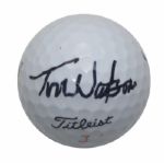 Tom Watson Signed 2014 Ryder Cup Glen Eagles Logo Golf Ball JSA COA