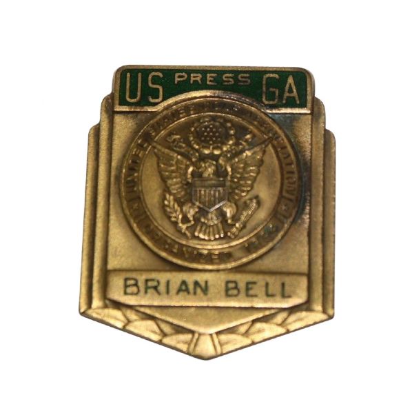 1950's USGA Press Pin - Brian Bell