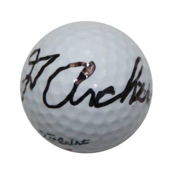 George Archer Signed UC Irvine Logo Golf Ball JSA COA
