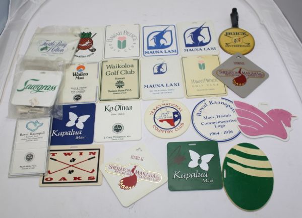 Large Lot of 52 Unsigned Bag Tags