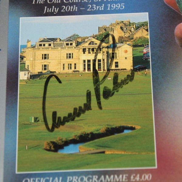 Arnold Palmer Signed 1995 The Open Program JSA COA