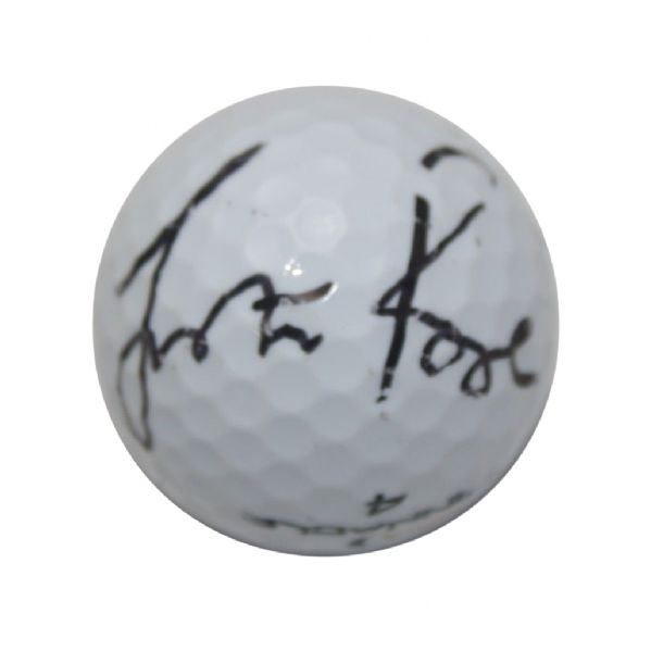 Justin Rose Signed Golf Ball JSA COA