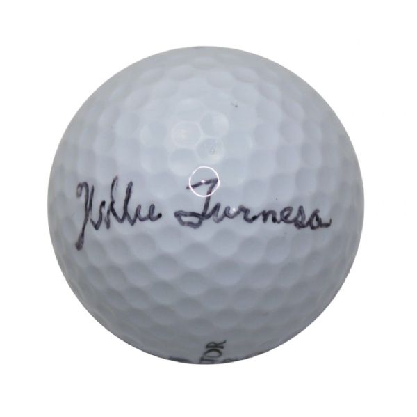 Willie Turnessa Signed Golf Ball JSA COA