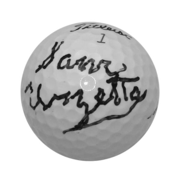 Sam Urzetta Signed Golf Ball JSA COA