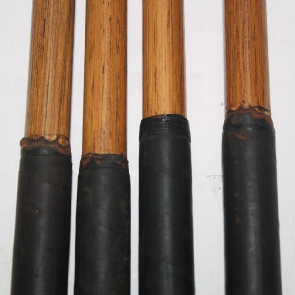 Set of Four A.G. Spalding Brother Hickory Irons from 1930's - Original Box and Nearly New