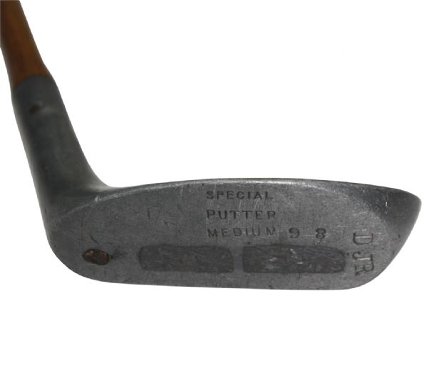 Personally Owned Hickory Putter of Donald Ross - Stamped DJR