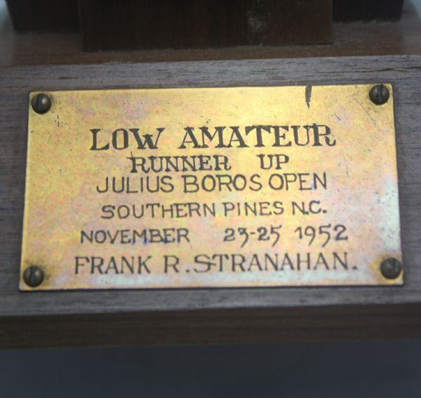 1952 Julius Boros Open Low Amateur Runner-Up Trophy - North Carolina