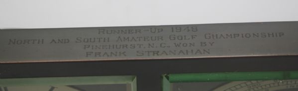 1948 North and South Amateur Golf Championship Runner-Up Clock - Frank Stranahan