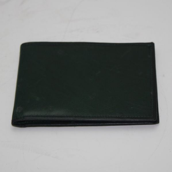 Green Leather Augusta National Logo Wallet-Used condition-Player Gift 1977?