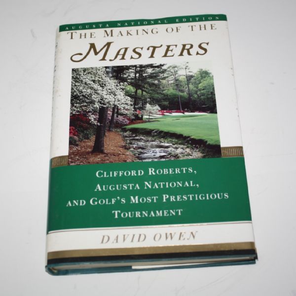 'The Making of the Masters' Book Signed by Author David Owen JSA COA