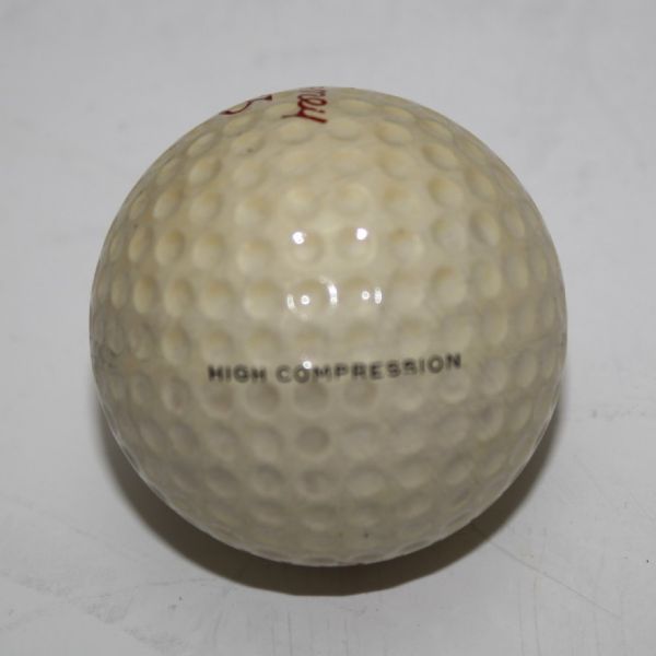 Jack Nicklaus Personal Stamped Tourney 3 Golf Ball