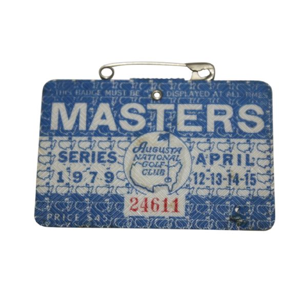 1979 Masters Badge #24611