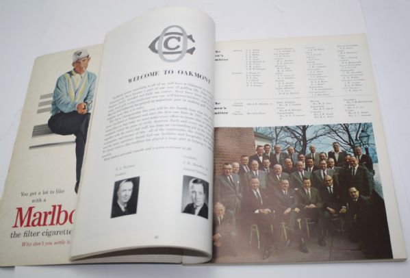 1962 US Open Championship Program-Jack Nicklaus First Major & Career Win!