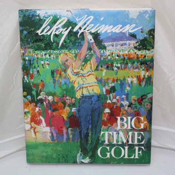 LeRoy Neiman Autographed Book 'Big Time Golf' - Personalized JSA COA