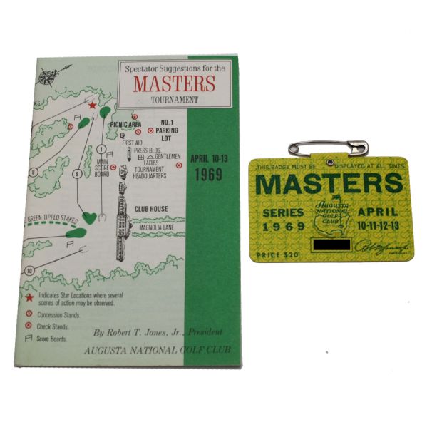 1969 Masters Badge and Spec Guide