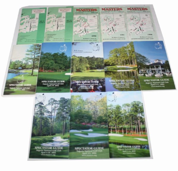 Lot of Thirteen Masters Spec Guides: '83-'84, '92, '95-'96, '99, '01-'06, '08