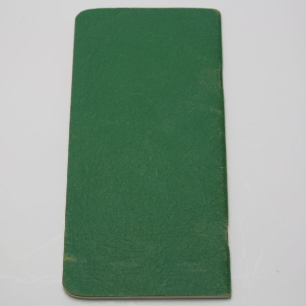 Caddy Booklet - Augusta National - Masters Tournament