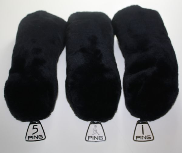 Original PING Head Covers 1, 3, and 5