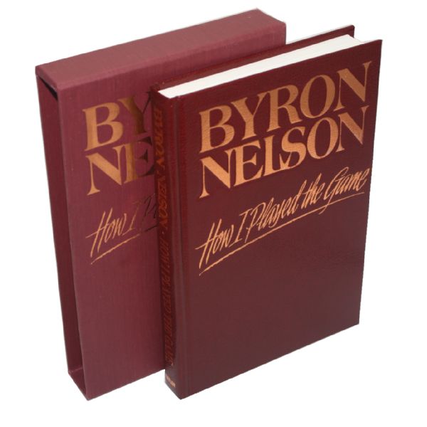 Byron Nelson Signed Book 'How I played the Game' - 412/500