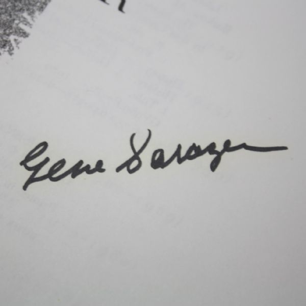 Gene Sarazen Signed Book 'The History of the PGA Tour' JSA COA