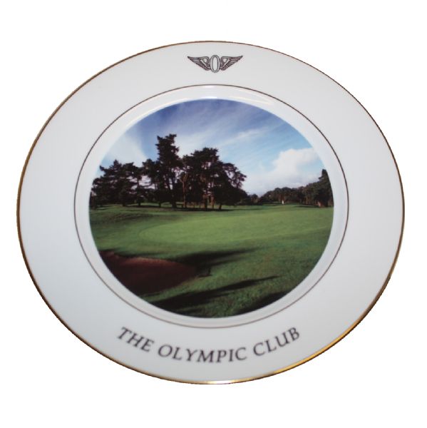 The Olympic Club Commemorative Plate - 2001 St. Patrick's Day Winner