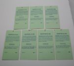 1988 US Open Complete 7 Ticket Set