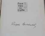 1937 1st Edition 'From Tee to Cup by the Four Masters' With  Sec. Sig. Ralph Guldahl 