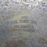 1950 Miami Beach Open Low Amateur Tray - Frank Stranahan