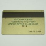 Jack Fleck's 2012 Augusta National Golf Club Card