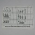 Arnold Palmer Signed Augusta National Scorecard JSA COA