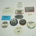 Twelve Badges/Passes from Tournaments Won by Jack Nicklaus