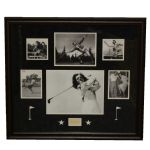 Babe D. Zaharias Deluxe Framed Cut Signature Ensemble PSA #83198583